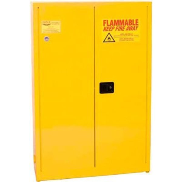 Justrite Eagle Paint/Ink Safety Cabinet with Self Close - 30 Gallon Yellow YPI7710X